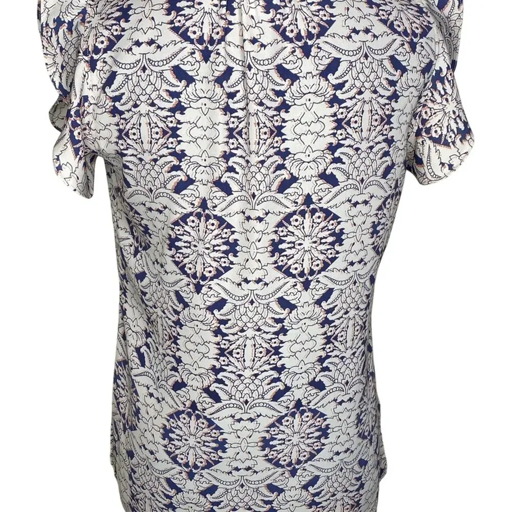 Cabi XS Ruffle Sleeve Top